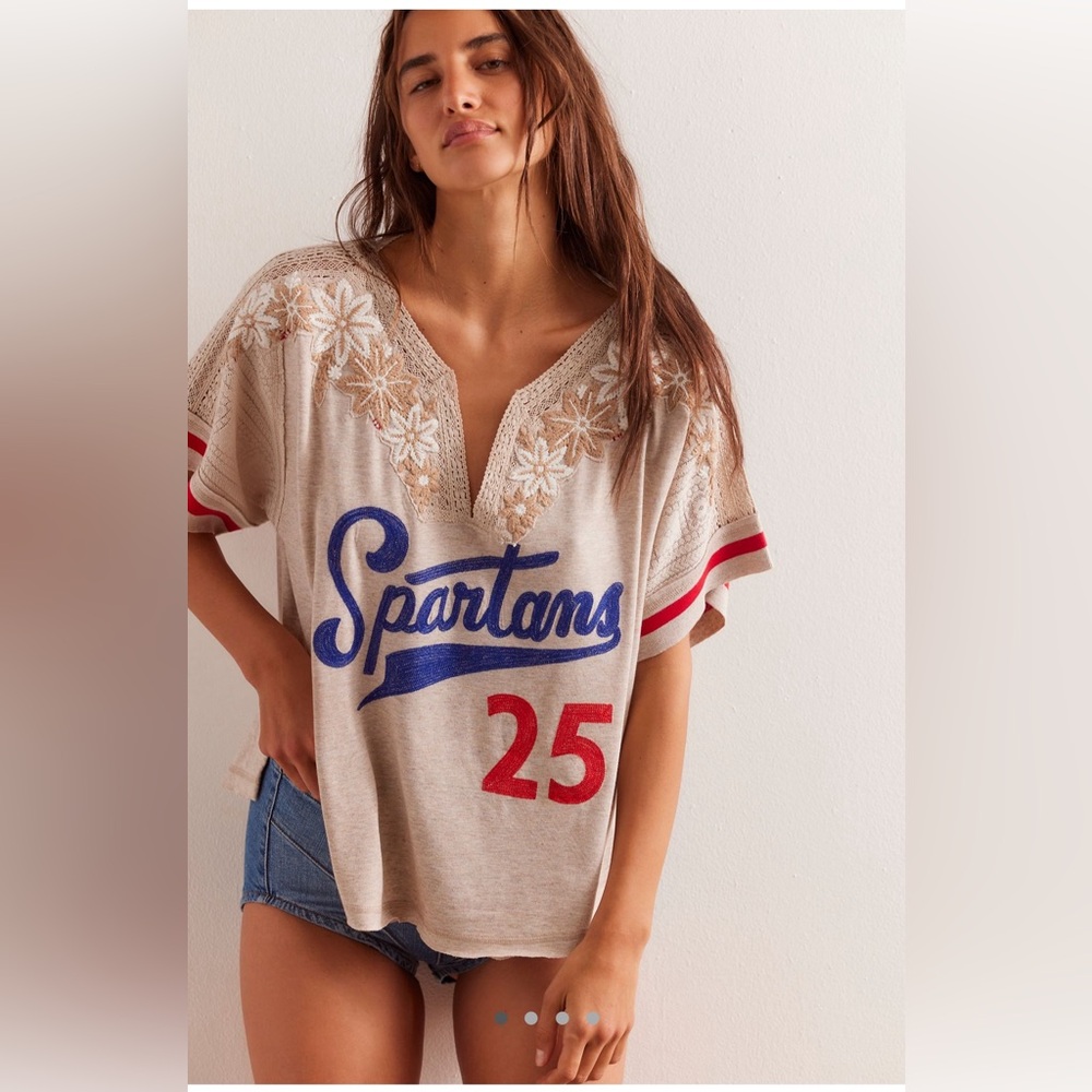 Free People We the Free All About You Tee Spartans XS